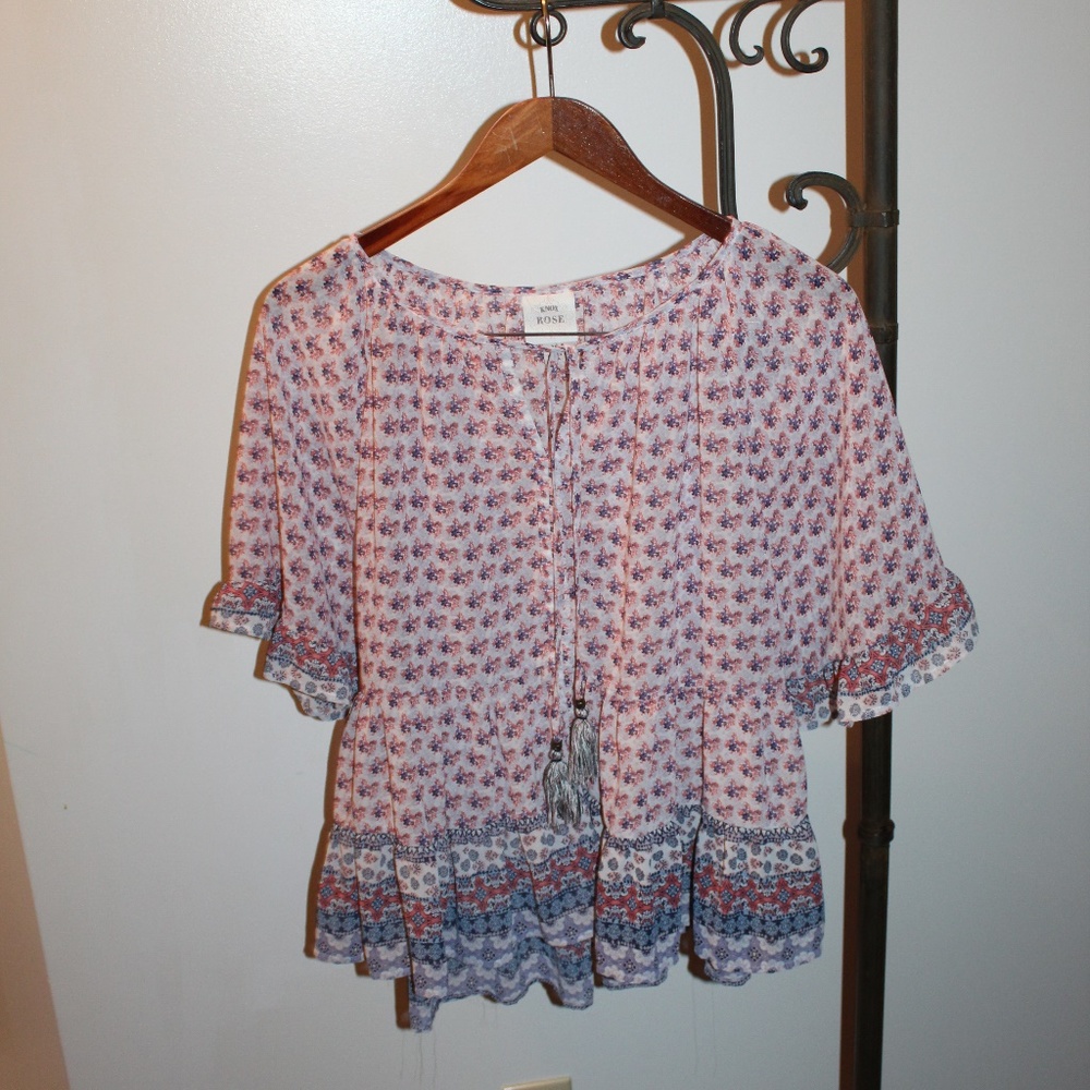 Knox Rose Medium Short Sleeve Blouse